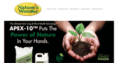 Desktop Screenshot of natureswonder.com