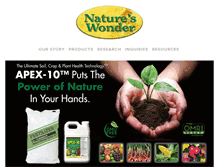 Tablet Screenshot of natureswonder.com